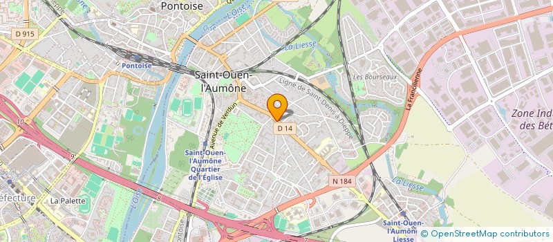 localisation de l'entreprise C.L.C. AUTOMOBILES à SAINT-OUEN-L'AUMONE