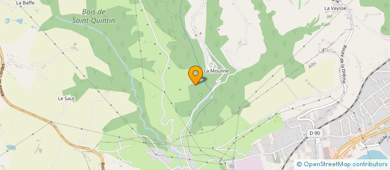 localisation de l'entreprise C.L.C.E à CAGNAC-LES-MINES