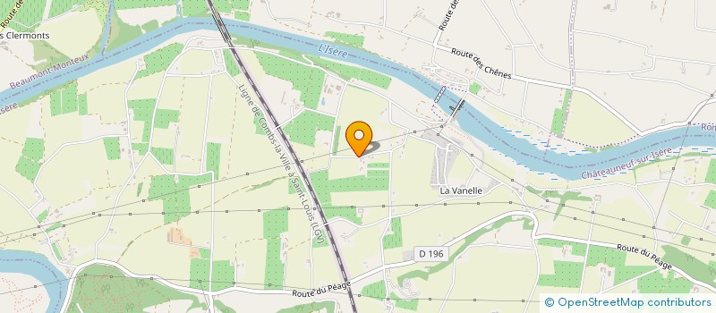 localisation de l'entreprise C.L CONSEILS  CHATEAUNEUF-SUR-ISERE