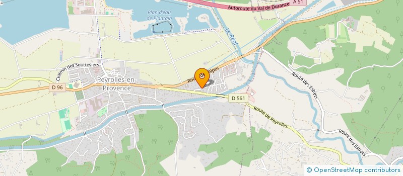 localisation de l'entreprise C L CREDIT AGRICOLE PEYROLLES  PEYROLLES-EN-PROVENCE