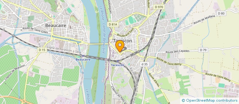 localisation de l'entreprise C L CREDIT AGRICOLE TARASCON  TARASCON