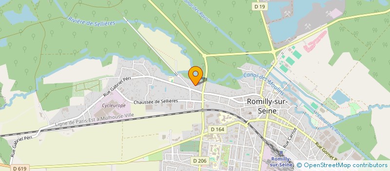 localisation de l'entreprise C.L.D.L  ROMILLY-SUR-SEINE