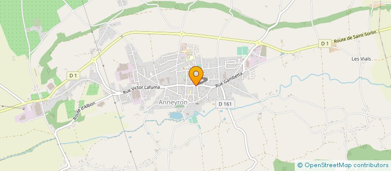 localisation de l'entreprise C L DE CREDIT AGRIC MUT NORD DROME  ANNEYRON