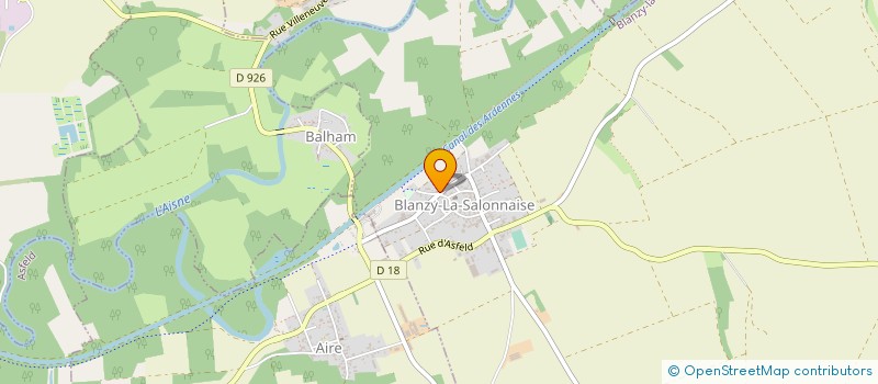 localisation de l'entreprise C.L. DIAGNOSTICS  BLANZY-LA-SALONNAISE