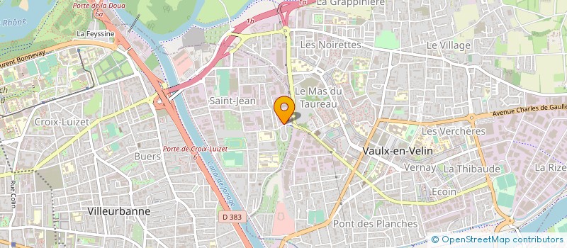 localisation de l'entreprise C L E A R à VILLEURBANNE