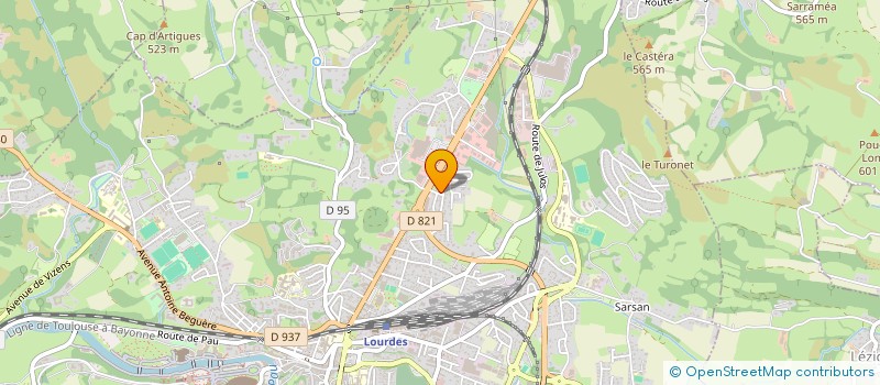 localisation de l'entreprise C.L.E.C  LOURDES