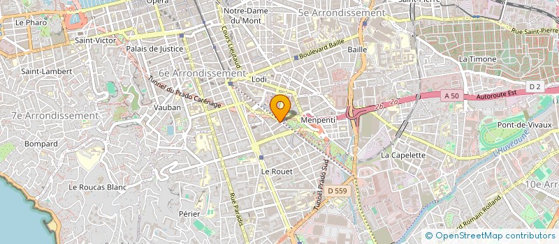 localisation de l'entreprise C.L.E GESTION à MARSEILLE