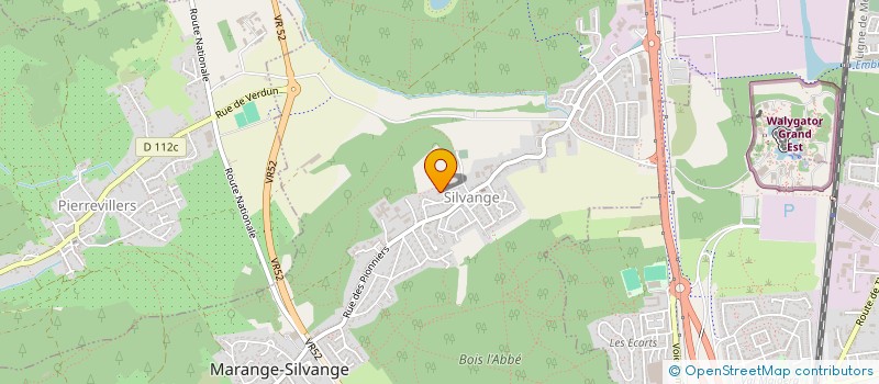 localisation de l'entreprise C.L.E. IMMOBILIER  MARANGE-SILVANGE