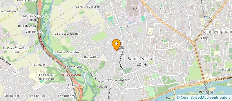 localisation de l'entreprise C.L.ENERGIE  SAINT-CYR-SUR-LOIRE