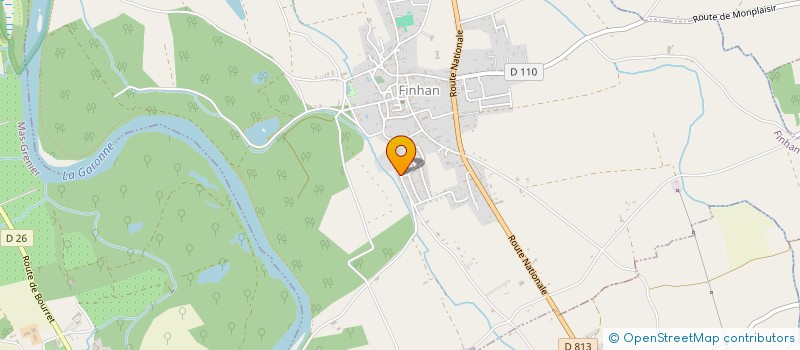 localisation de l'entreprise C. L ET A  FINHAN