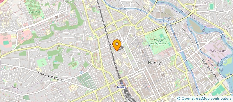 localisation de l'entreprise C.L.F.F.  NANCY