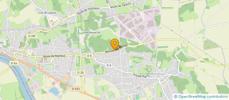 localisation de l'entreprise C L FINANCES à REYRIEUX