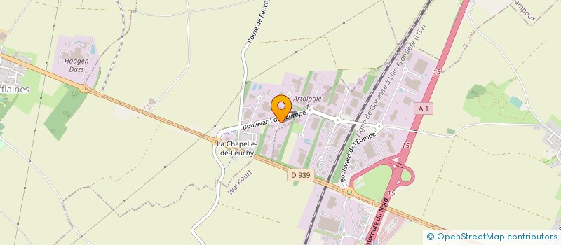 localisation de l'entreprise C L G  FEUCHY