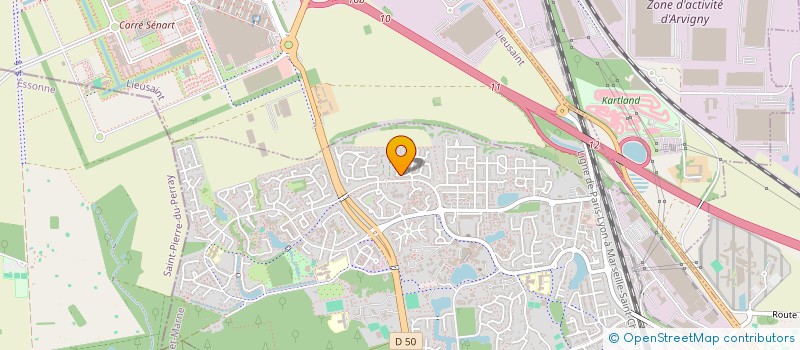 localisation de l'entreprise C.L.G.I.  SAVIGNY-LE-TEMPLE