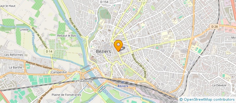 localisation de l'entreprise C&L GELATO  BEZIERS