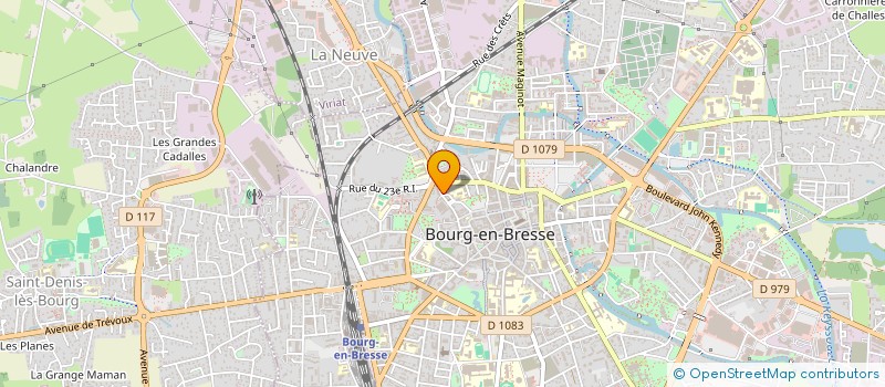 localisation de l'entreprise C.L.H.A. 4 FAMILY  BOURG-EN-BRESSE