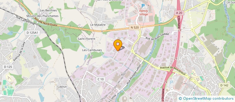 localisation de l'entreprise C.L.H SAS  JAVERDAT