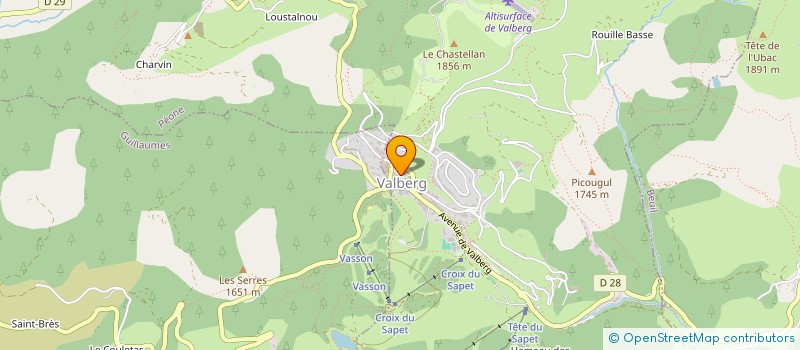 localisation de l'entreprise C'L'HEURE  PEONE