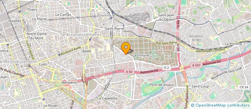 localisation de l'entreprise C-L IMMO à MARSEILLE