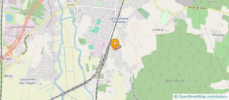 localisation de l'entreprise C.L. IMMOBILIER à LA COURONNE