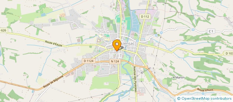 localisation de l'entreprise C&L IMMOBILIER  VIC-FEZENSAC