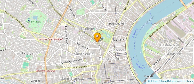 localisation de l'entreprise C.L. IMMOBILIER BORDEAUX  BORDEAUX