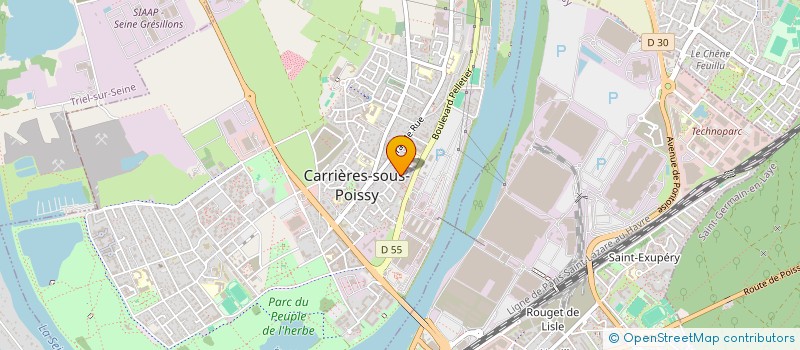 localisation de l'entreprise C L 'IMMOBILIER VERSAILLES  VERSAILLES
