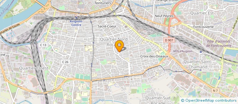 localisation de l'entreprise C & L.ISNARD  AVIGNON