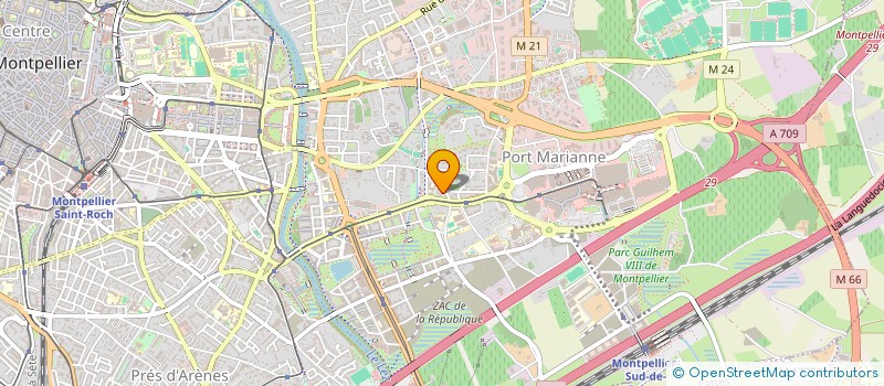 localisation de l'entreprise C L J à MONTPELLIER