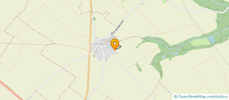 localisation de l'entreprise C.L.J.L.  COMMENY