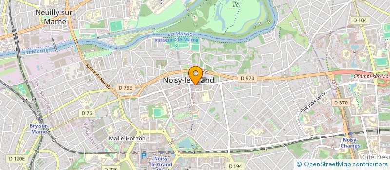 localisation de l'entreprise C.L.J.S.J à NOISY-LE-GRAND