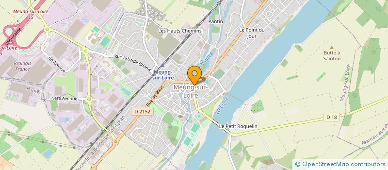 localisation de l'entreprise C.L.K. à MEUNG-SUR-LOIRE