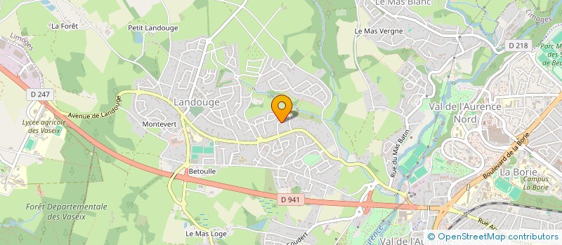 localisation de l'entreprise C.L.K. INVEST  LIMOGES