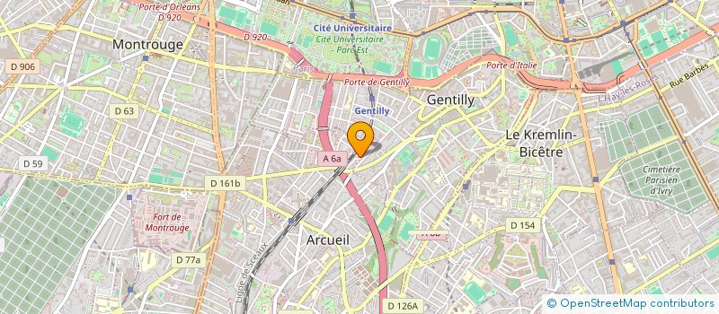 localisation de l'entreprise C L L à ARCUEIL
