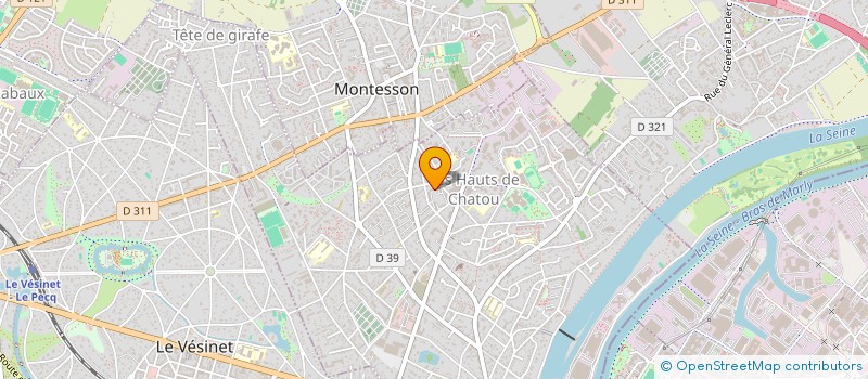 localisation de l'entreprise C.L.L  CHATOU