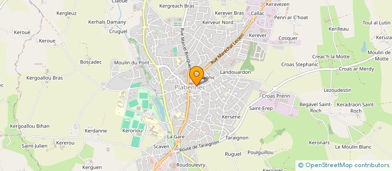 localisation de l'entreprise C&L LES PEPITES à PLABENNEC