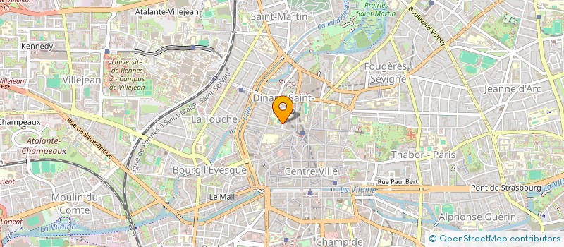 localisation de l'entreprise C.L.M.  RENNES