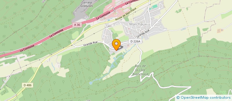 localisation de l'entreprise C.L.M.  MARCHAUX-CHAUDEFONTAINE