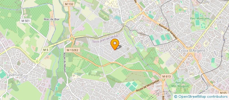 localisation de l'entreprise C.L.M.  SAINT-JEAN-DE-VEDAS