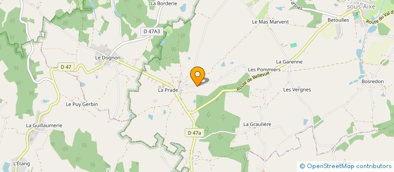 localisation de l'entreprise C.L.M à SAINT-YRIEIX-SOUS-AIXE