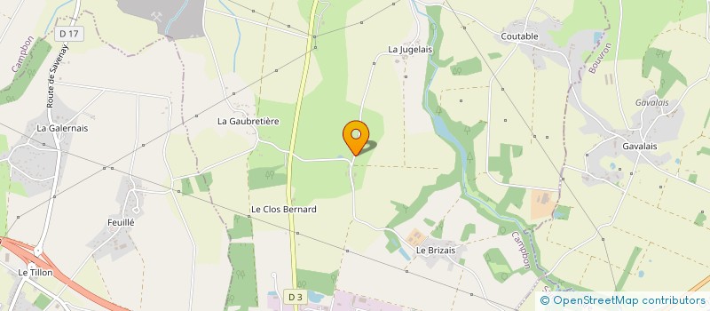 localisation de l'entreprise C.L.M. COUVERTURE  CAMPBON