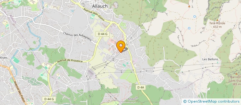 localisation de l'entreprise C.L.M INVEST  ALLAUCH