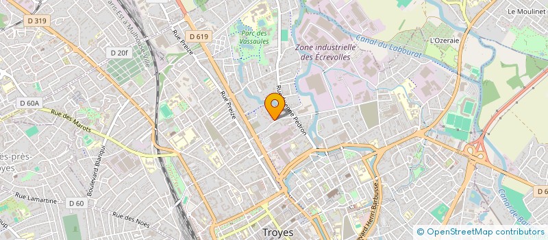 localisation de l'entreprise C.L.M. TRANSPORTS à SAINTE-MAURE