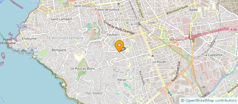 localisation de l'entreprise C.L MONTEBELLO à MARSEILLE