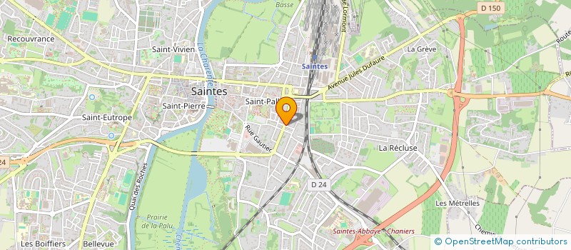 localisation de l'entreprise C.L. NEPHIR  SAINTES