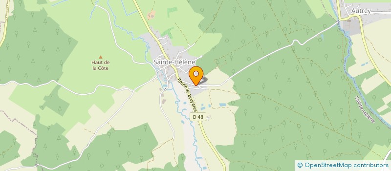 localisation de l'entreprise C.L.P.  SAINTE-HELENE