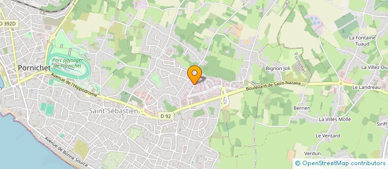 localisation de l'entreprise C L R  LA BAULE-ESCOUBLAC