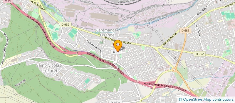 localisation de l'entreprise C.L.R à SEREMANGE-ERZANGE