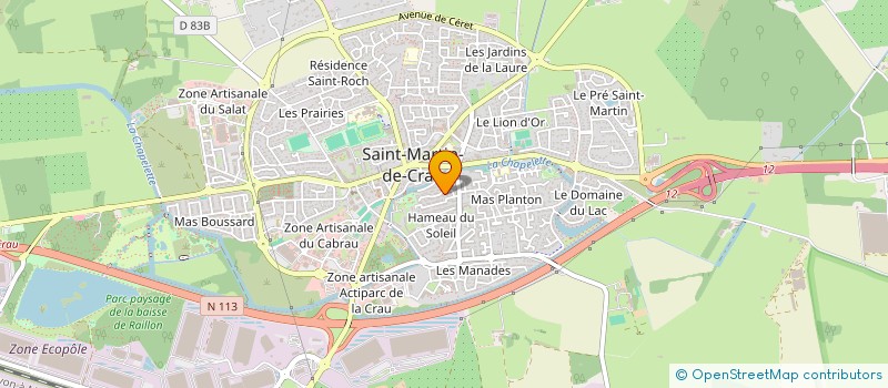 localisation de l'entreprise C.L.R.T. à SAINT-MARTIN-DE-CRAU