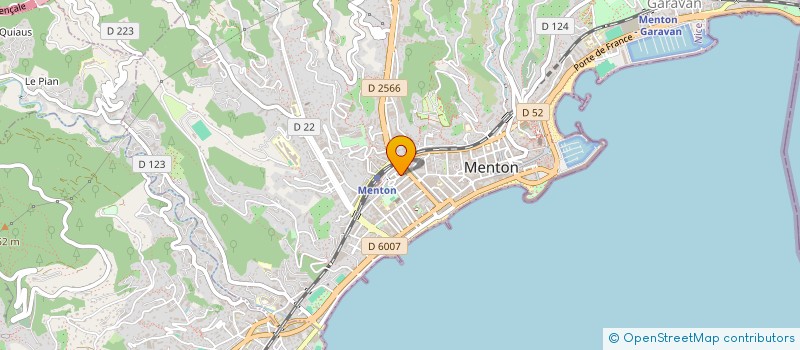 localisation de l'entreprise C.L.S à MENTON